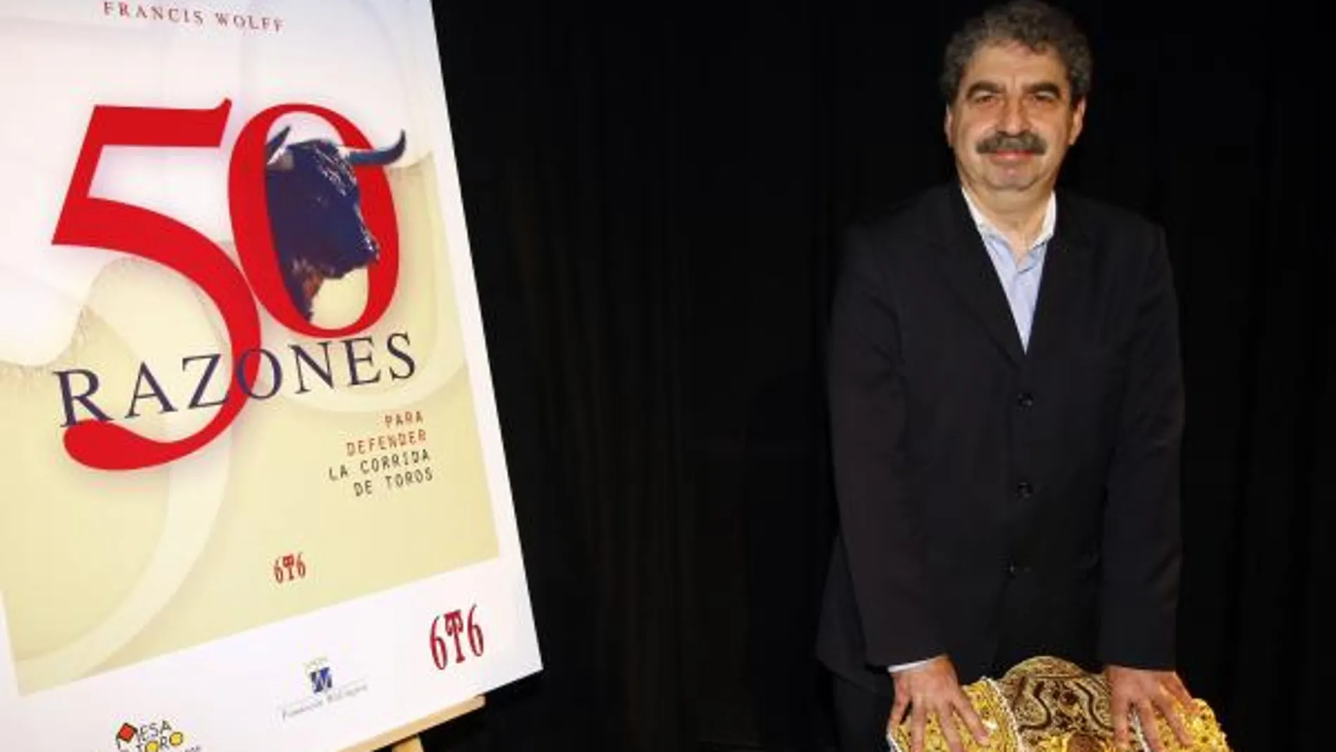 Francis Wolff presentó ayer en Barcelona su libro «50 razones para defender la corrida» en Madrid el pasado 27 de febrero