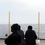 Imagen de archivo de la ONG "SOS Mediterranee"que muestra a varios de los 629 inmigrantes rescatados a bordo del barco "Aquarius"