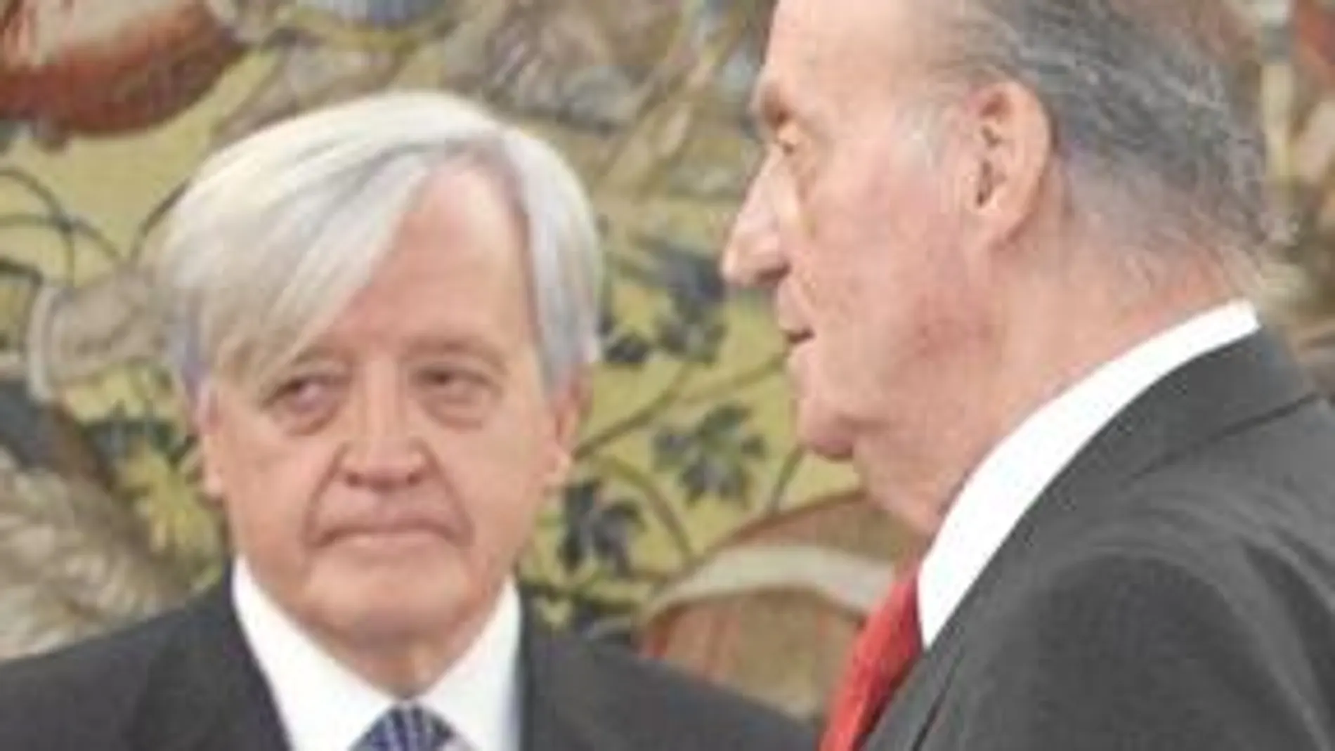 El conde de Fontao, en presencia del Rey Don Juan Carlos