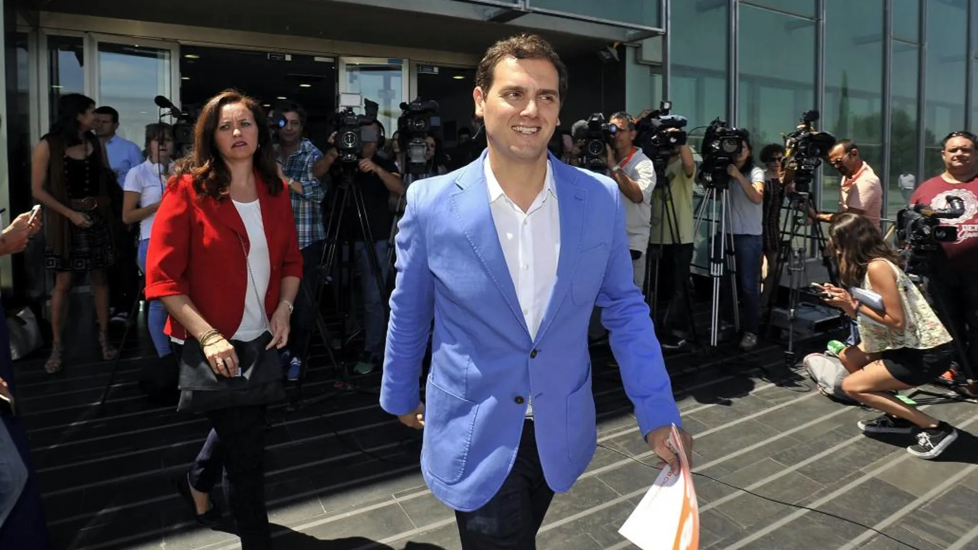 El candidato de Ciudadanos a la Presidencia del Gobierno, Albert Rivera