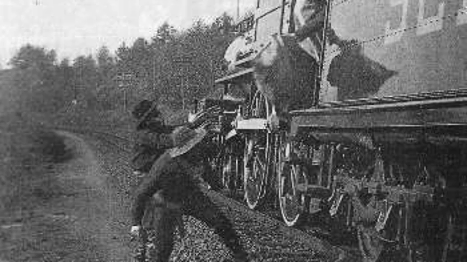 Fotograma de la película The Great Train Robbery