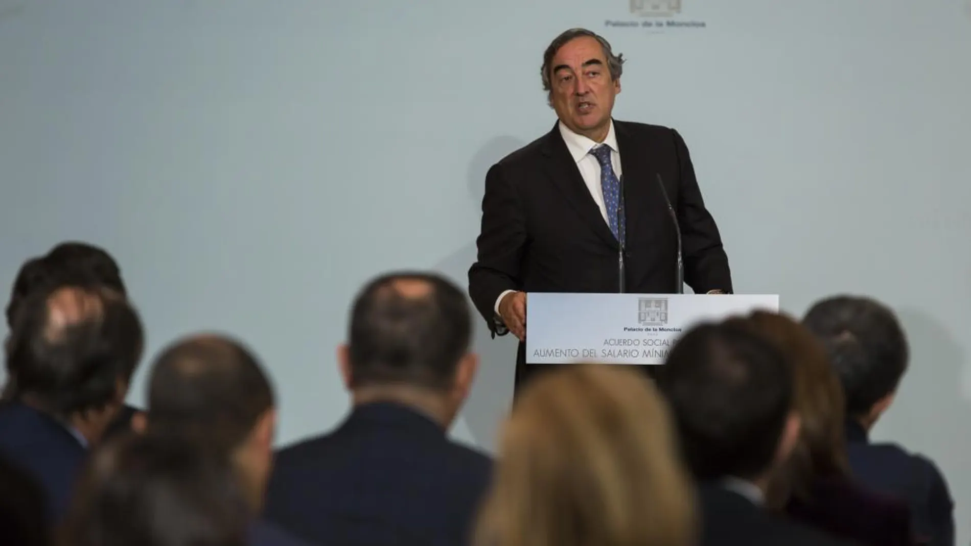 El presidente de la CEOE, Juan Rosell/A. R. Roldán
