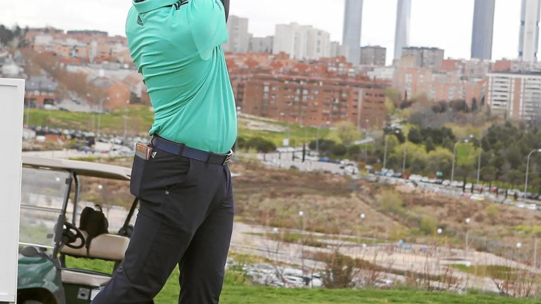 Jon Rahm, durante la segunda jornada del torneo