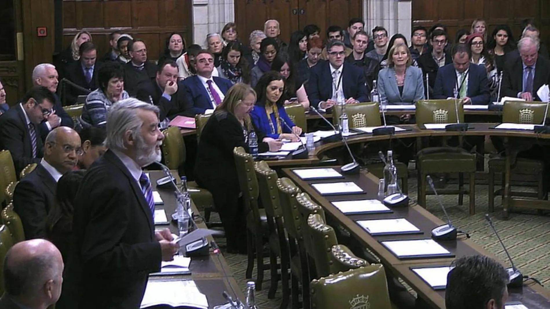 Debate en el parlamento británico