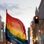 Protesta del colectivo gay contra los actos del World Pride en Madrid de 2017