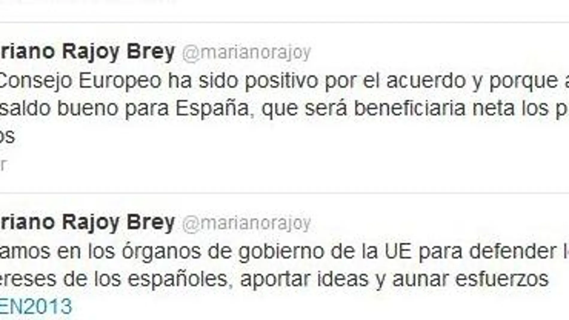 La cuenta oficial del propio Rajoy está desgrana una a una las principales medidas anunciadas