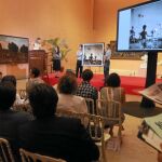 El acto se celebró en el Museo Thyssen. En la imagen, puja de José Manuel Castro Prieto