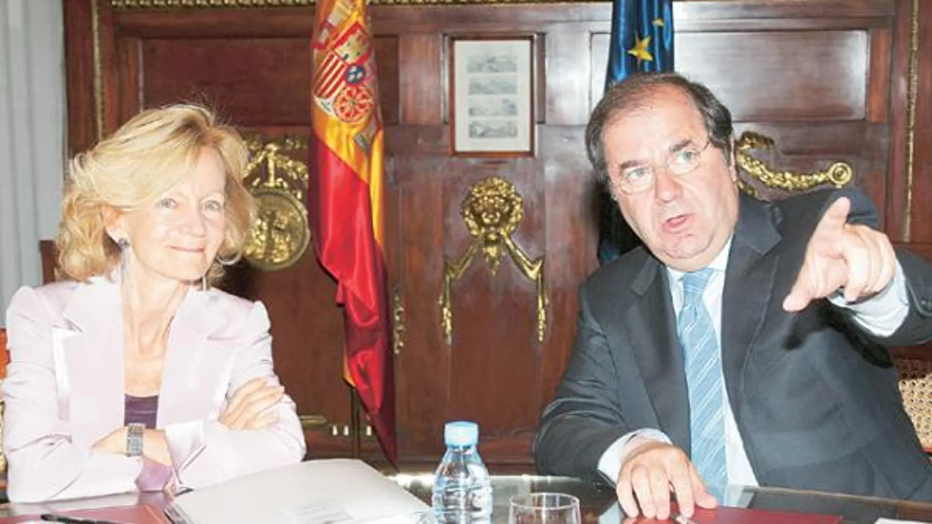 Herrera acudió ayer al Ministerio de Economía para conocer los parámetros del nuevo modelo