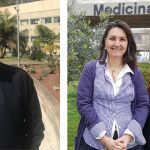 A la izquierda, Rafael Castro (ULL) y a la derecha Giménez-Llort y Baeta-Corral (UAB)