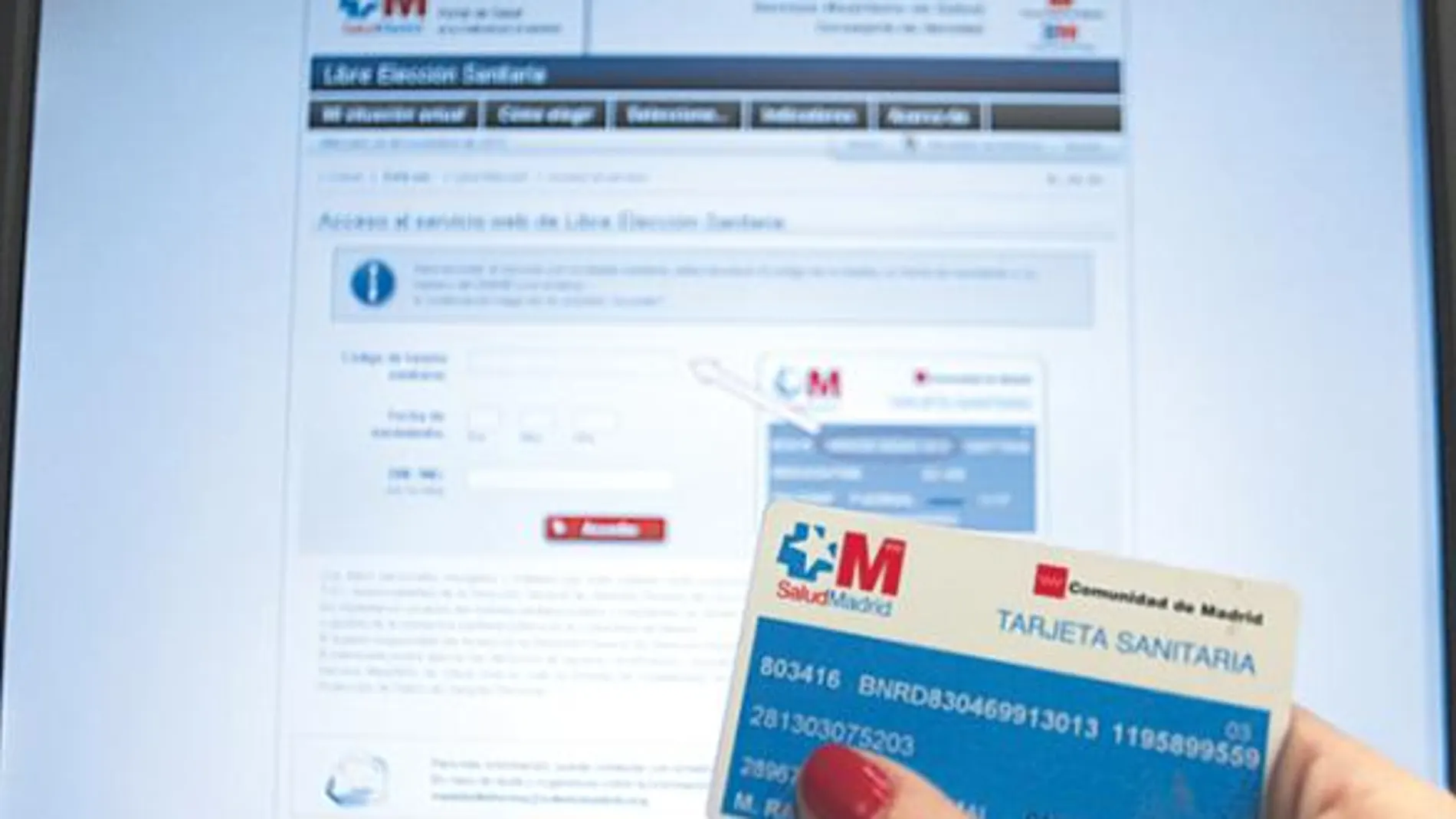 Toda la información sanitaria de Madrid a golpe de «click»