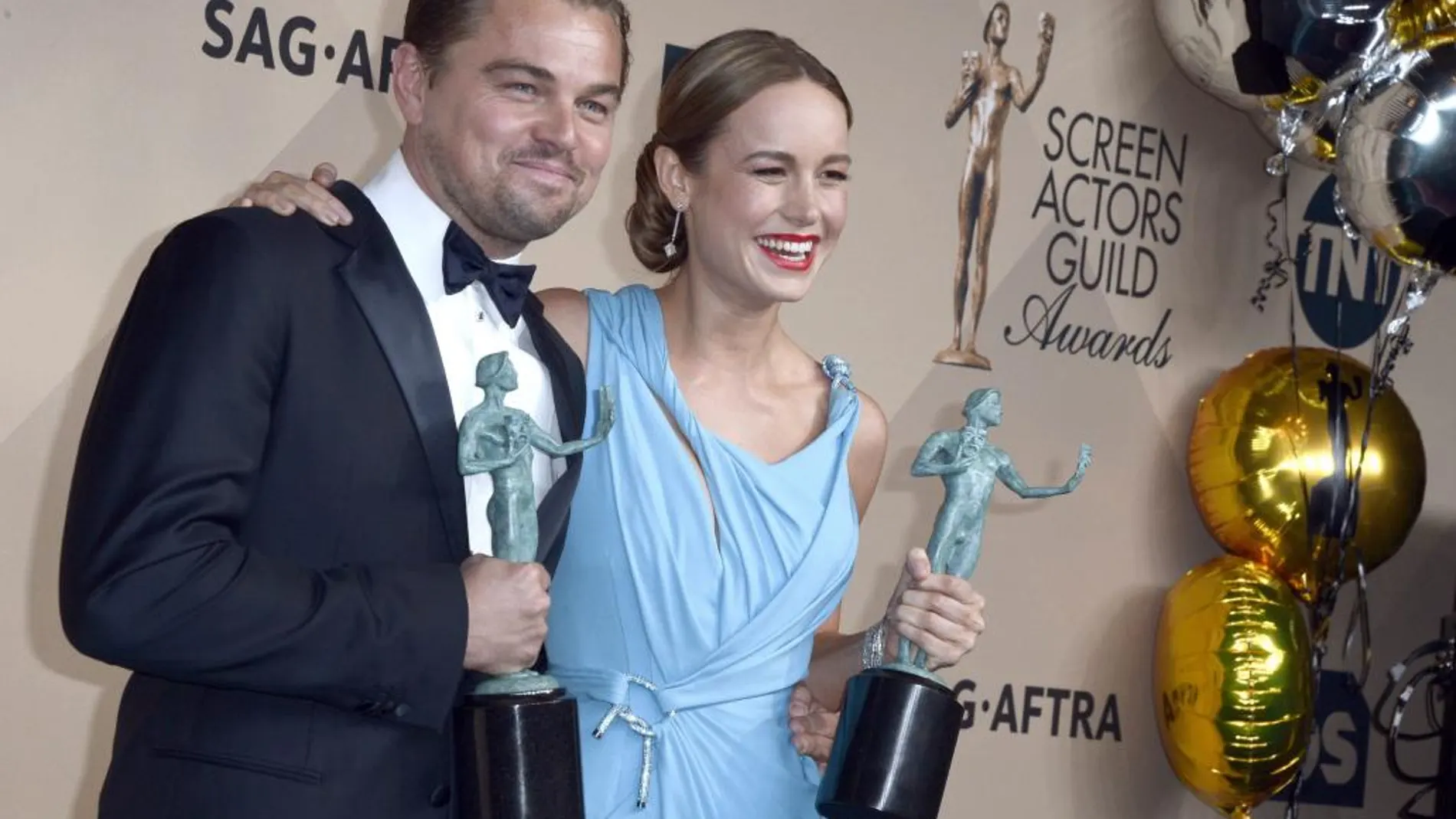 Leonardo DiCaprio y Brie Larson