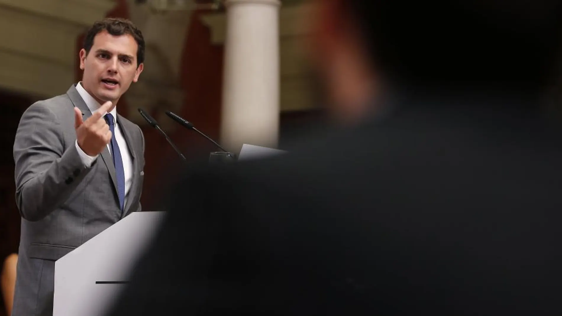 El presidente de Ciudadanos y candidato a la Presidencia del Gobierno, Albert Rivera