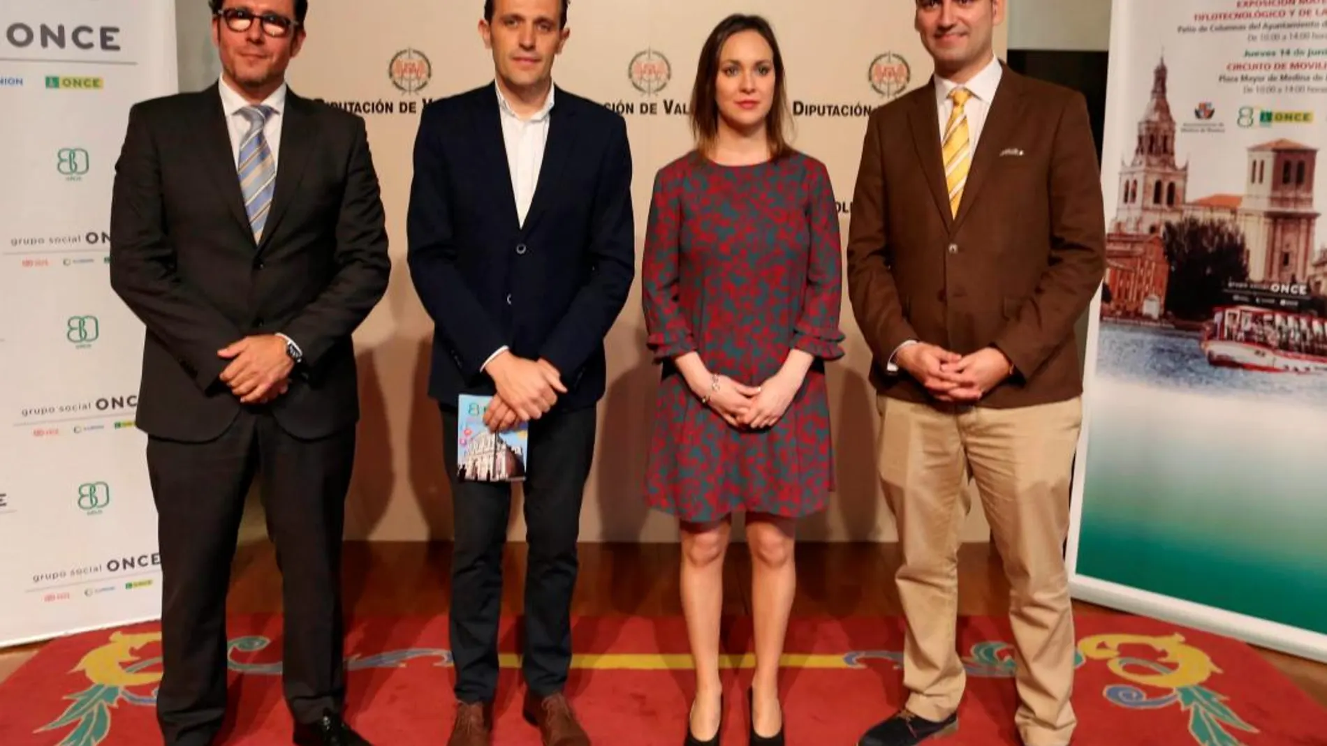 Ismael Pérez, Conrado Íscar, Arancha Casado y David Esteban, presentan los actos