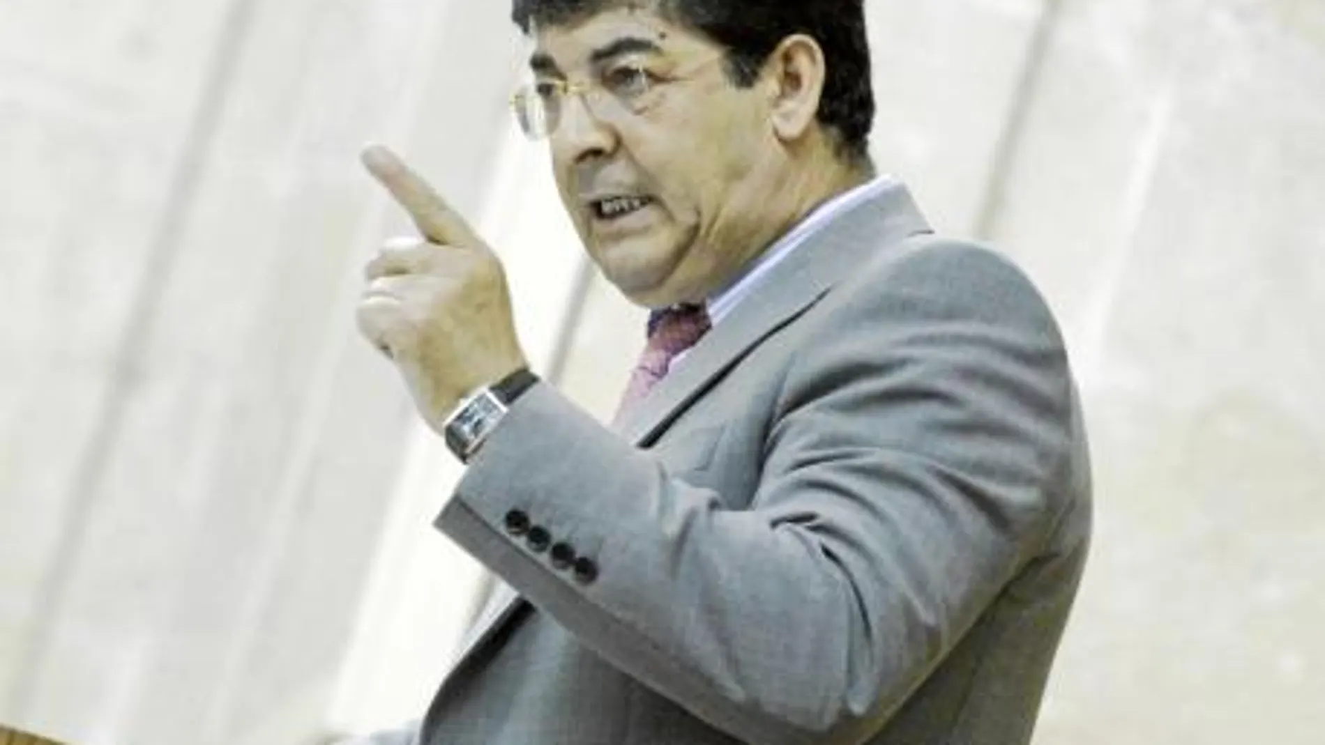 El coordinador regional de IU, Diego Valderas, cree que la propuesta de Pastrana es un «llamamiento razonable»