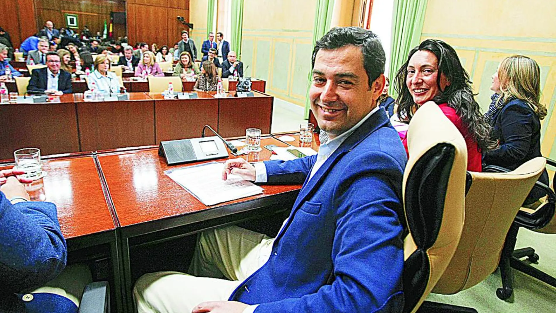 El líder del PP andaluz, Juanma Moreno