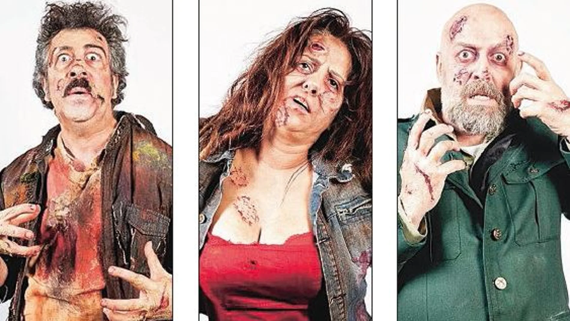 Goyo Jiménez, Yolanda Ramos y Agustín Jiménez