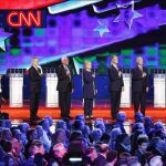 Sheryl Crow con los candidatos presidenciales