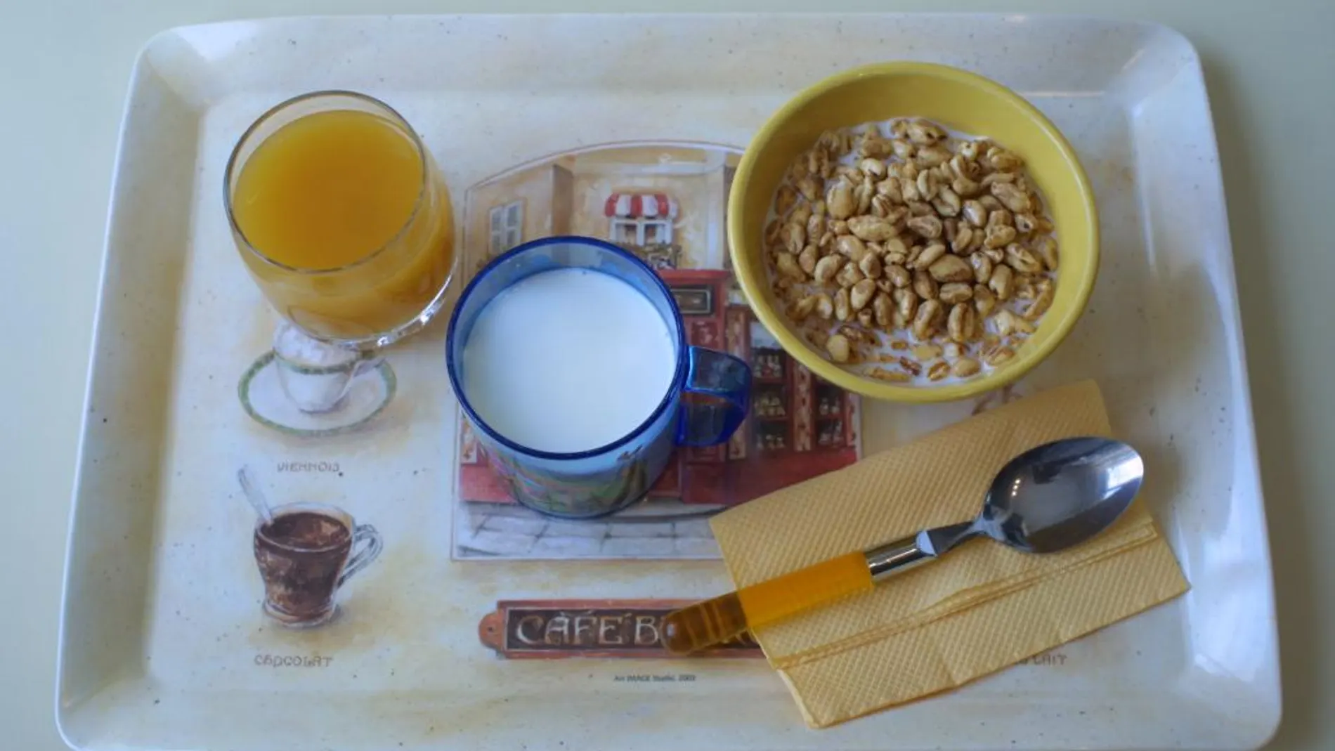 Un saludable desayuno con cereales