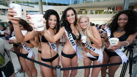 Las aspirantes a Miss Universo