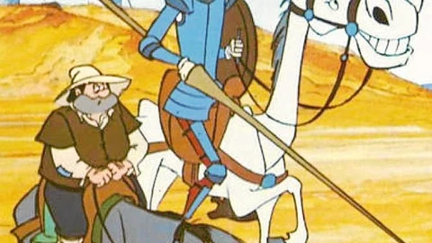 Fotograma de «Don Quijote de la Mancha», que emitió TVE
