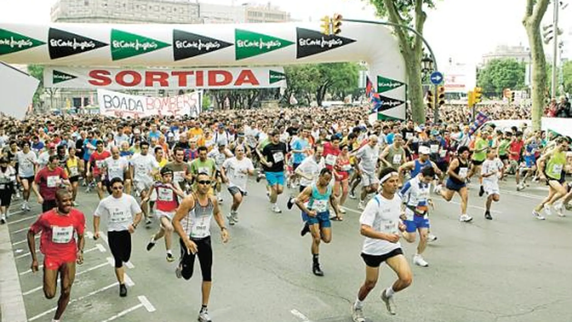 La Cursa de El Corte Inglés convoca a unos 57.000 corredores en Barcelona