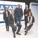 De izquierda a derecha, María Huerta, Pablo Fernández Gómez-Escolar, Juan Luis López Romero, José María Muñoz y Ramón y Montserrat Pérez Hinarejos