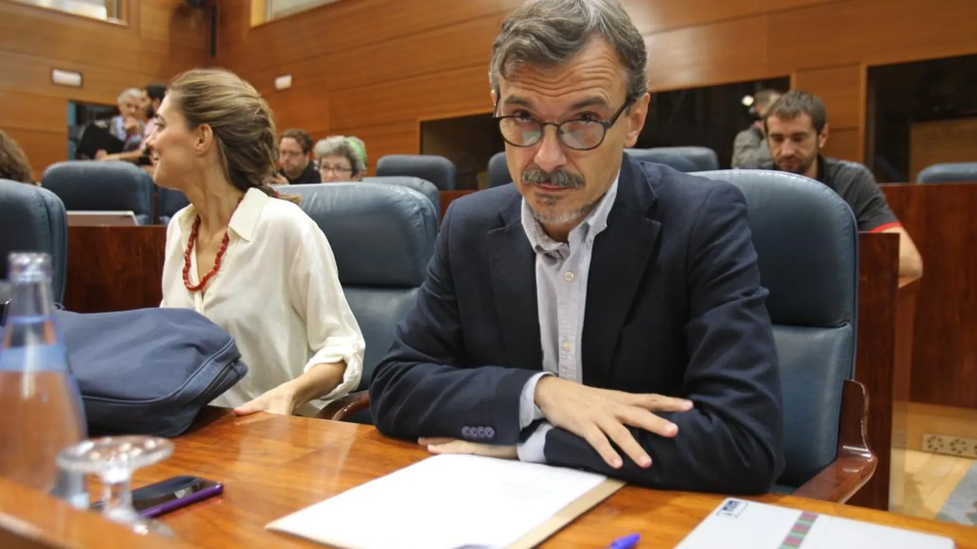 José Manuel López, portavoz de Podemos en la Asamblea