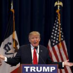 El candidato republicano Donald Trump