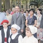 El presidente del PNV, Iñigo Urkullu, ayer en la celebración del 114 aniversario de la fundación del partido