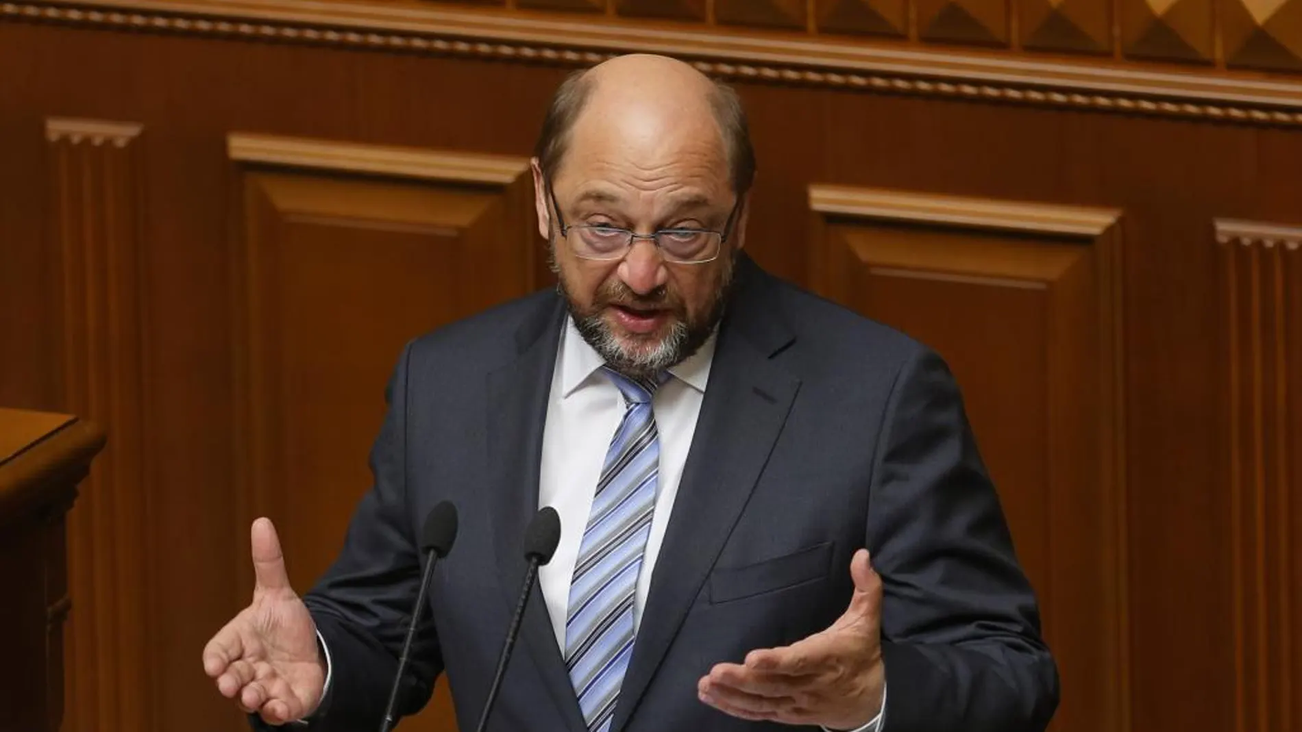 El presidente del Parlamento Europeo, el socialista alemán Martin Schulz
