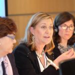 La consejera de Economía y Hacienda durante su intervención en la Plataforma de Regiones de Carbón en Transición