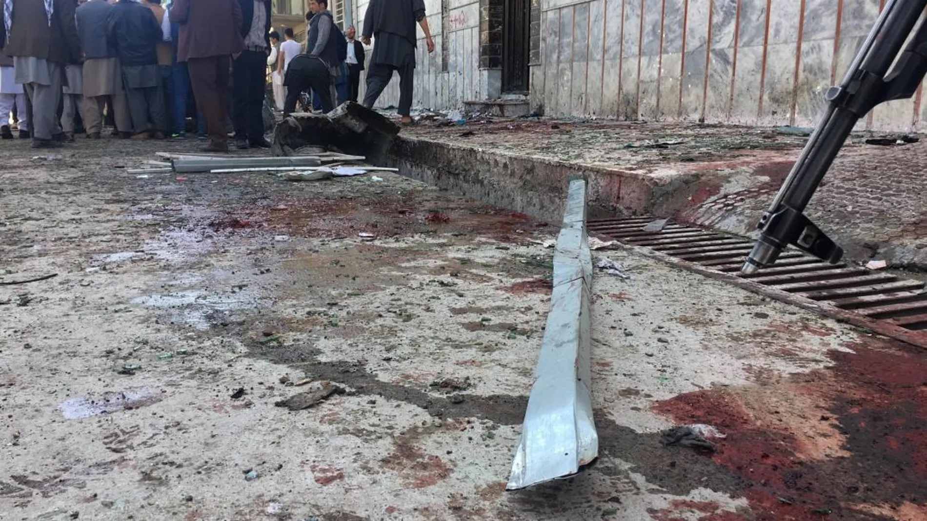 Imagen del ataque sucedido en Kabul