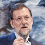 El presidente del Partido Popular, Mariano Rajoy