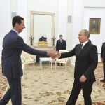 Vladimir Putin recibe al presidente sirio, Bashar Al Asad en el Kremlin