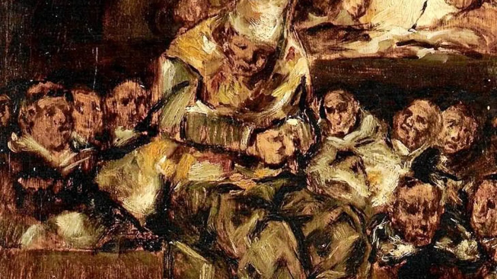 Así retrató Goya un «Auto de fe de la Inquisición», en el que el condenado lleva puesto un sambenito, túnica formada por dos faldones de tela