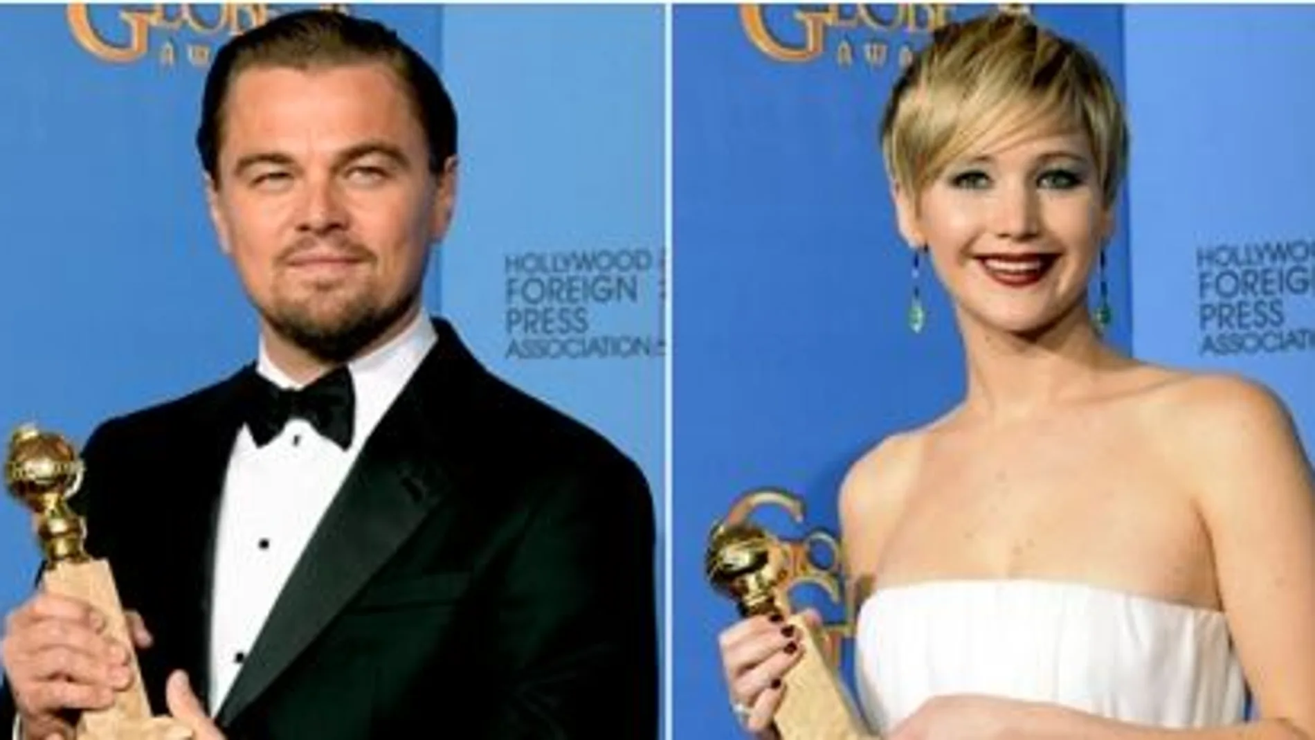 Leonardo Dicaprio y Jennifer Lawrence