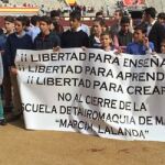 Varios alumnos de la Escuela taurina de Madrid piden libertad en favor de la tauromaquia