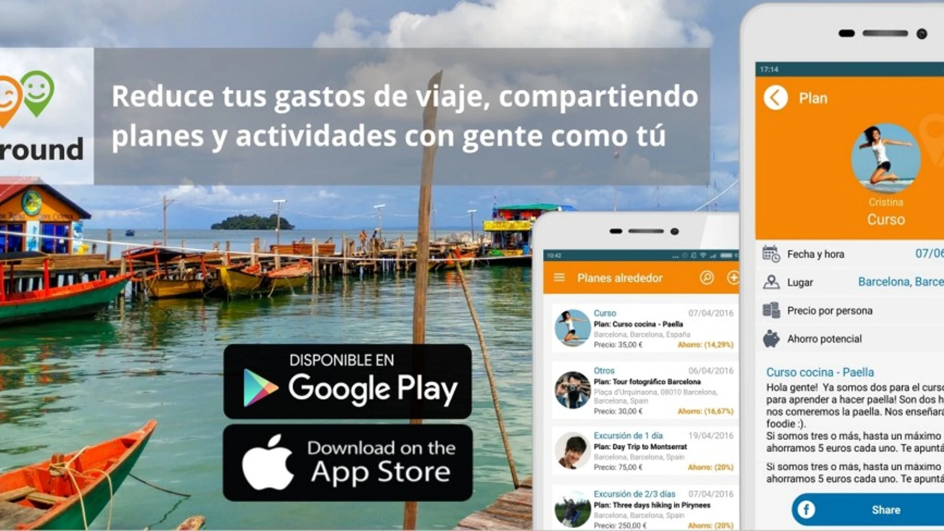 Viaja en solitario y barato con la app Tripsaround