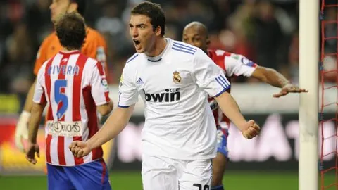 El delantero argentino del Real Madrid Gonzálo Higuaín