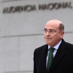 El coronel de la Guardia Civil Diego Pérez de los Cobos tras declarar en la Audiencia Nacional. EFE/Mariscal
