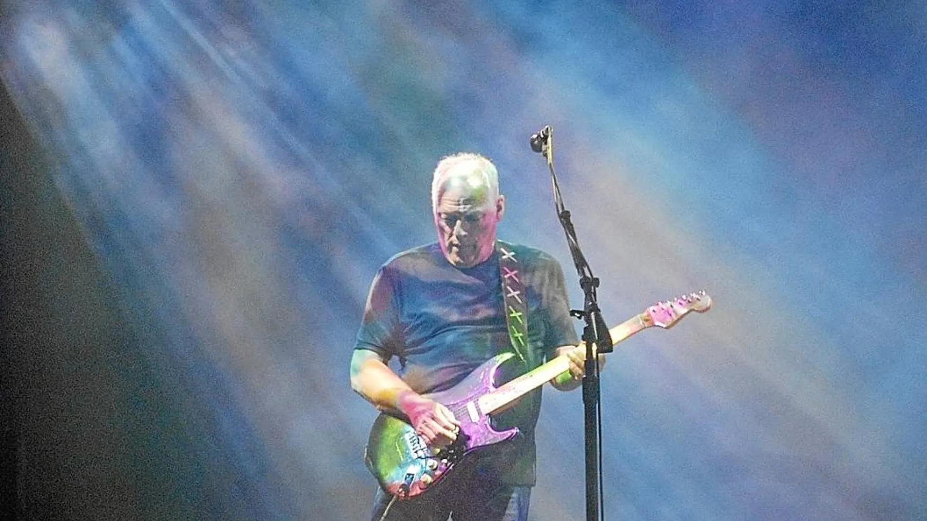 David Gilmour, en un concierto en Alemania en 2006