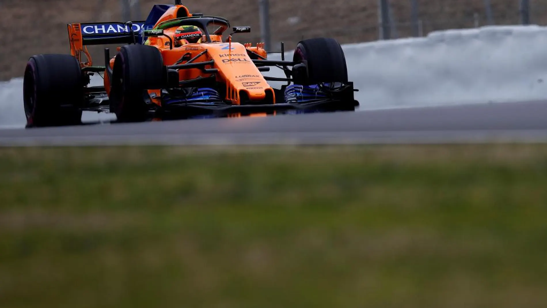 Vandoorne sólo pudo rodar por la mañana