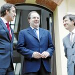 Los presidentes de Castilla y León, Galicia y el Norte de Portugal, Herrera, Núñez Feijóo y Lage