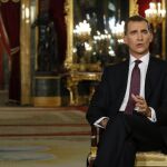 El mensaje del Rey obtuvo un 65,1 de «share» y una media de 6,6 millones de espectadores