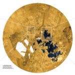 Lagos y mares en Titán