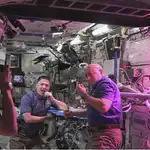  Los astronautas comen por primera vez productos cultivados en la Estación Espacial