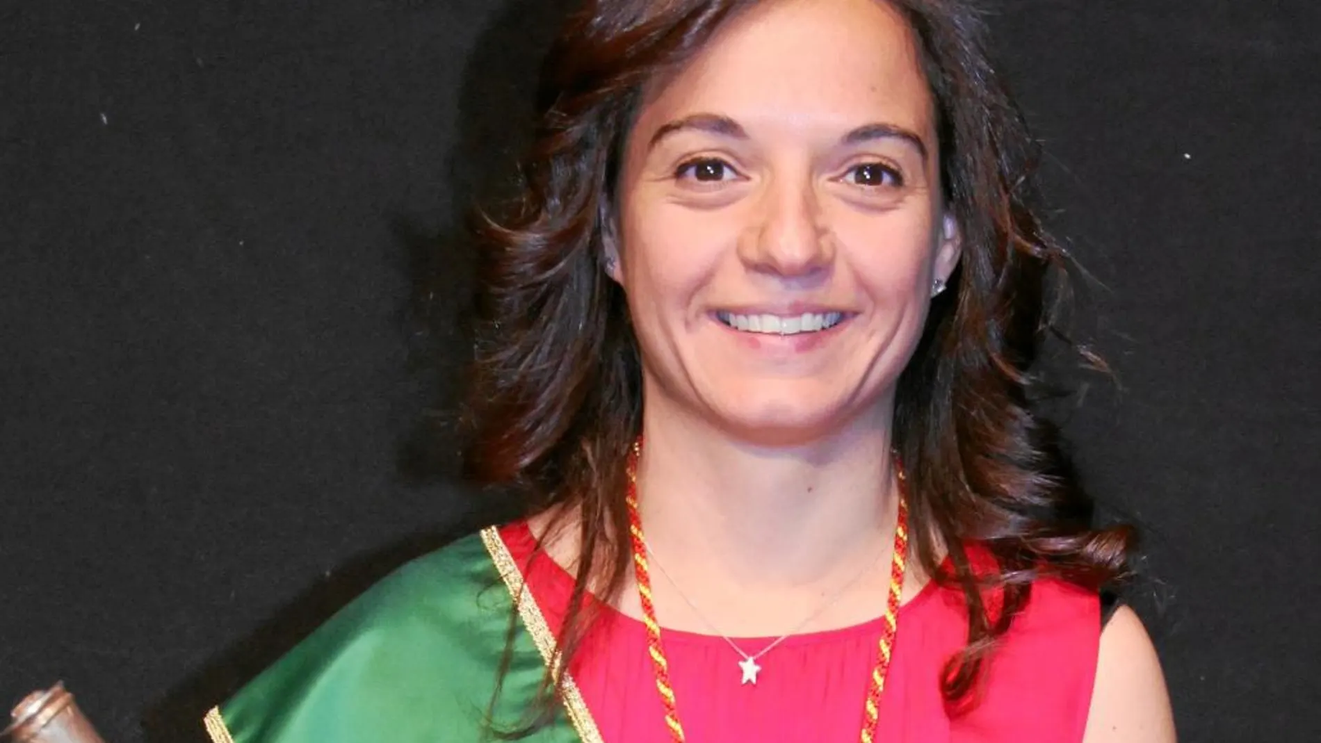 Sara Hernández el día de su toma de posesión como alcaldesa de Getafe