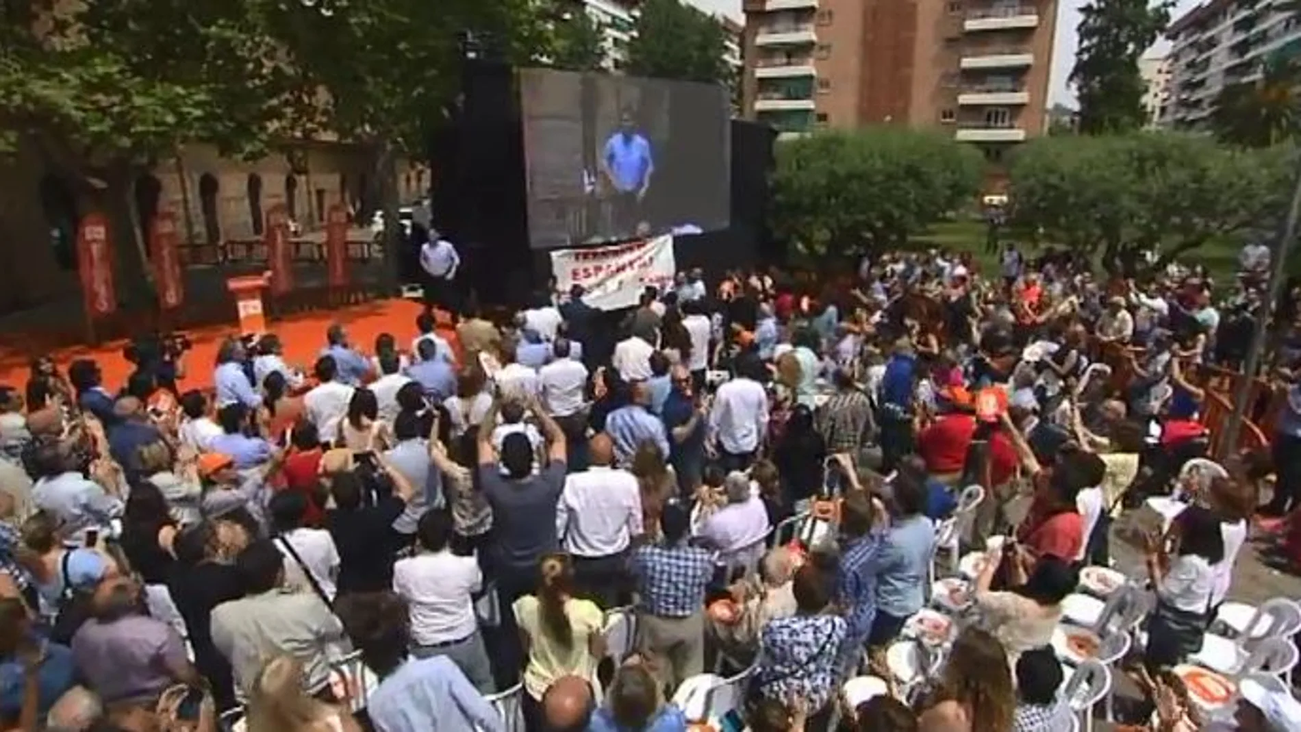 El candidato de Ciudadanos a la Presidencia del Gobierno, Albert Rivera,