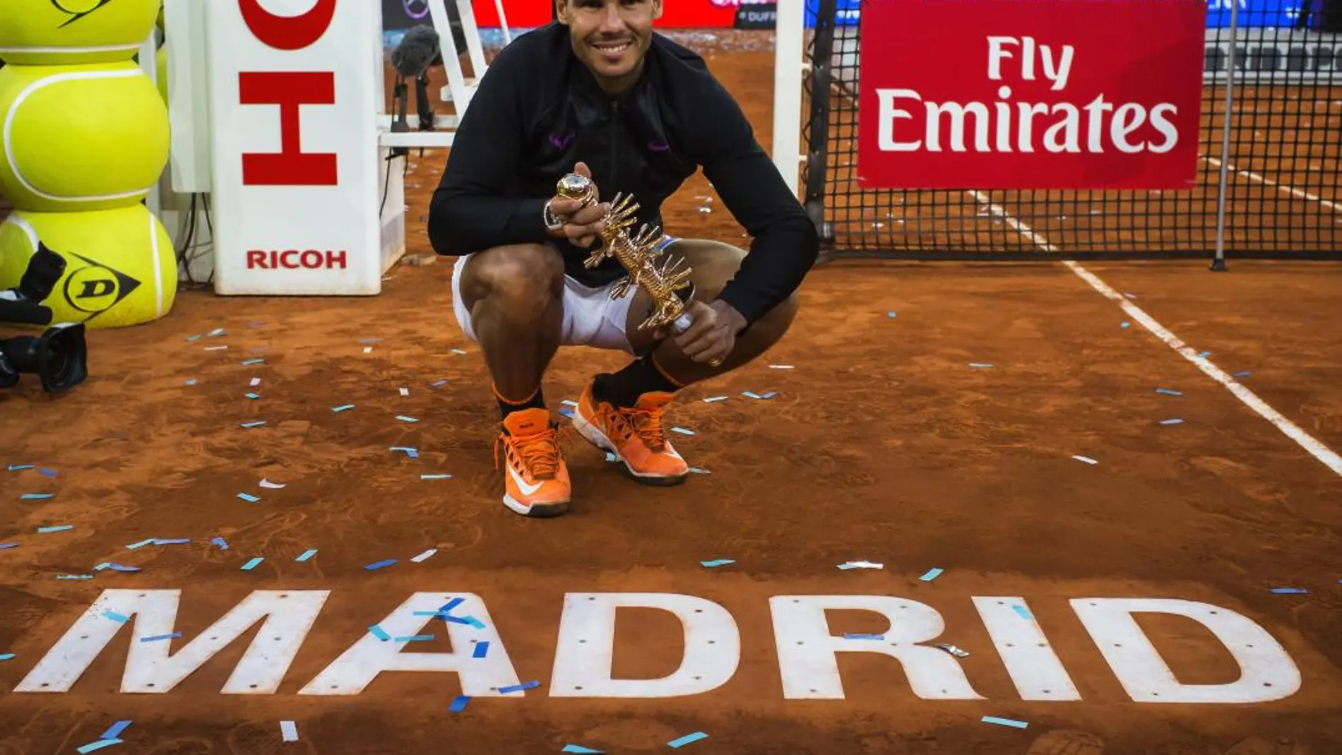 Rafa Nadal ras ganar el Mutua Madrid Open de Tenisel pasado año