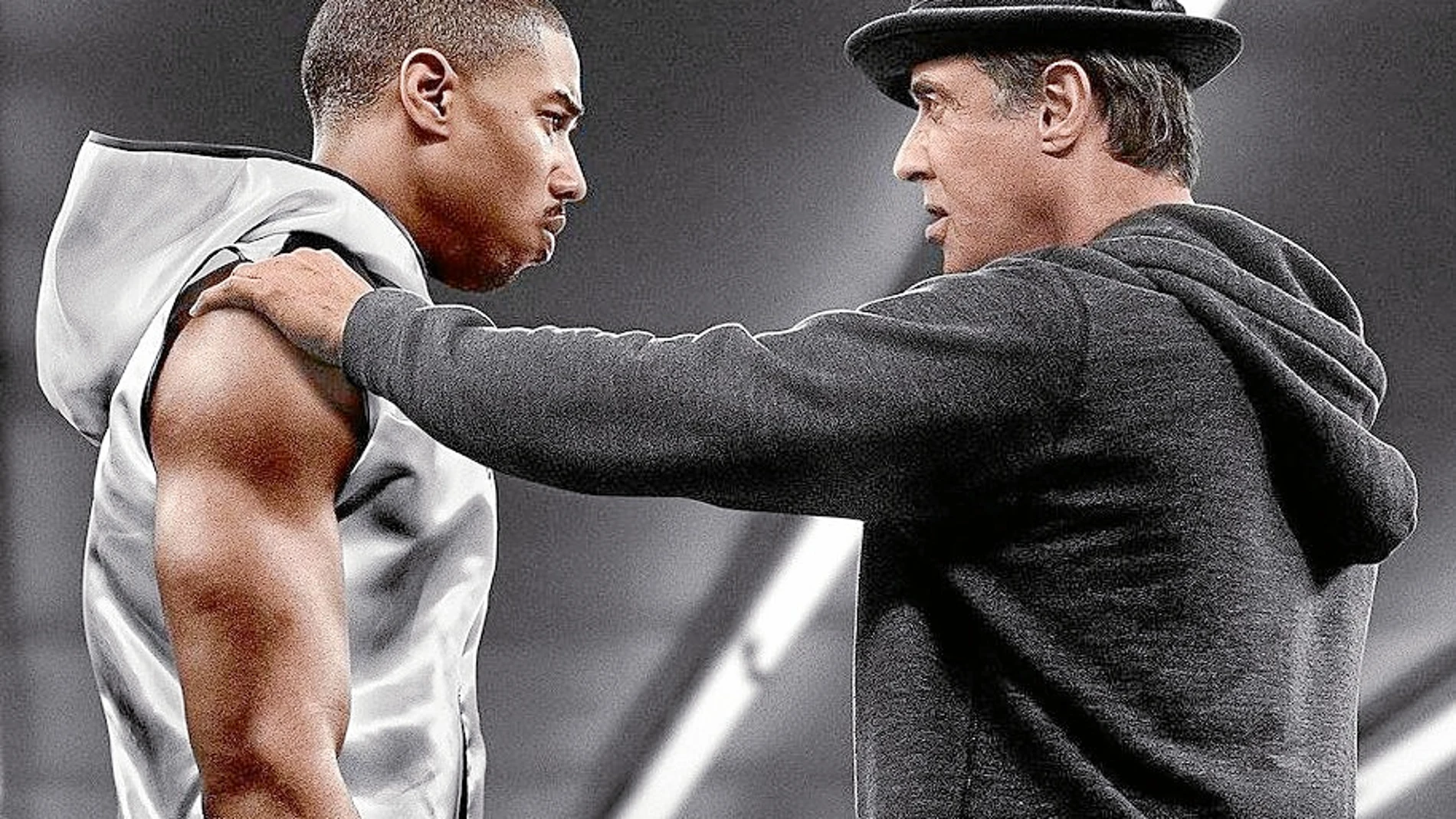 EL NTRENADOR. «Creed» es el retorno de Stallone (en la imagen, con Michael B. Jordan) a Rocky